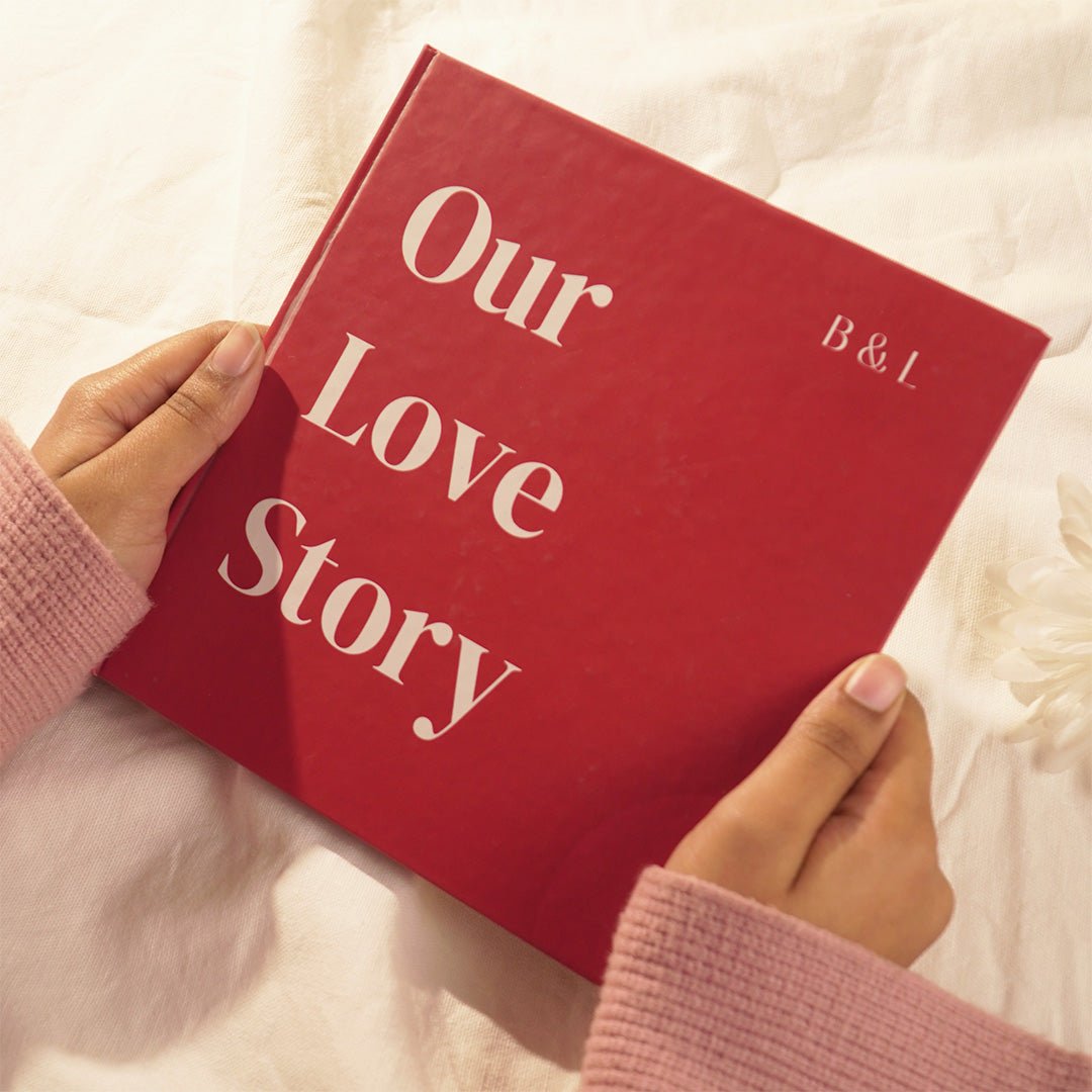 Our Love Story – A Personalized Memory Journal to Capture Forever Moments - Memories InsiteRED VALENTINE PHOTOBOOK-1